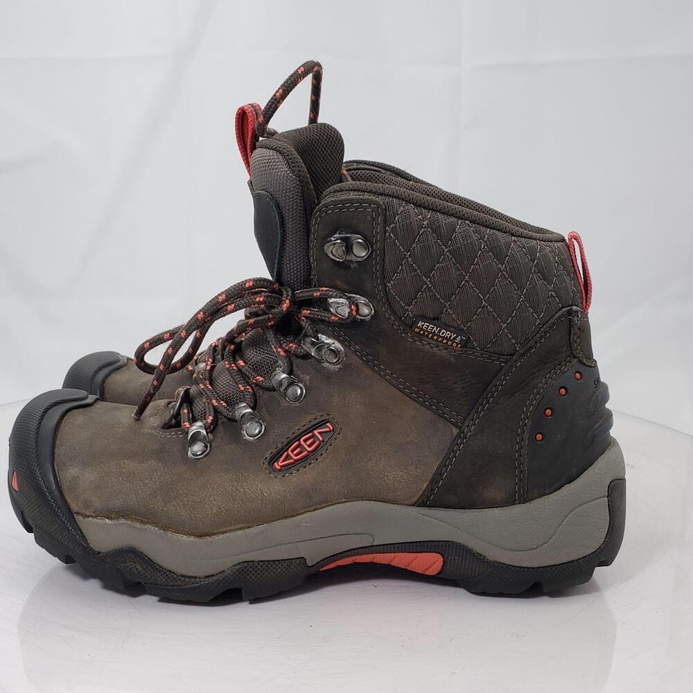 Bad Keen Revel III Snow Hiking Boots Women 6.5 Brown Leather Waterproof 1013212